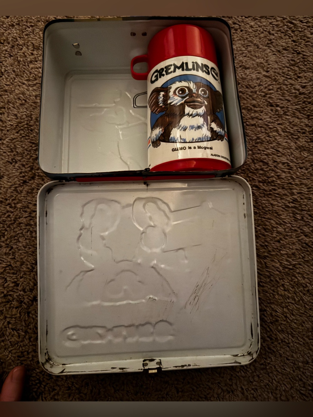 Vintage 1984 GREMLINS Metal Lunchbox with Thermos by Aladdin - Picture 8 of 8